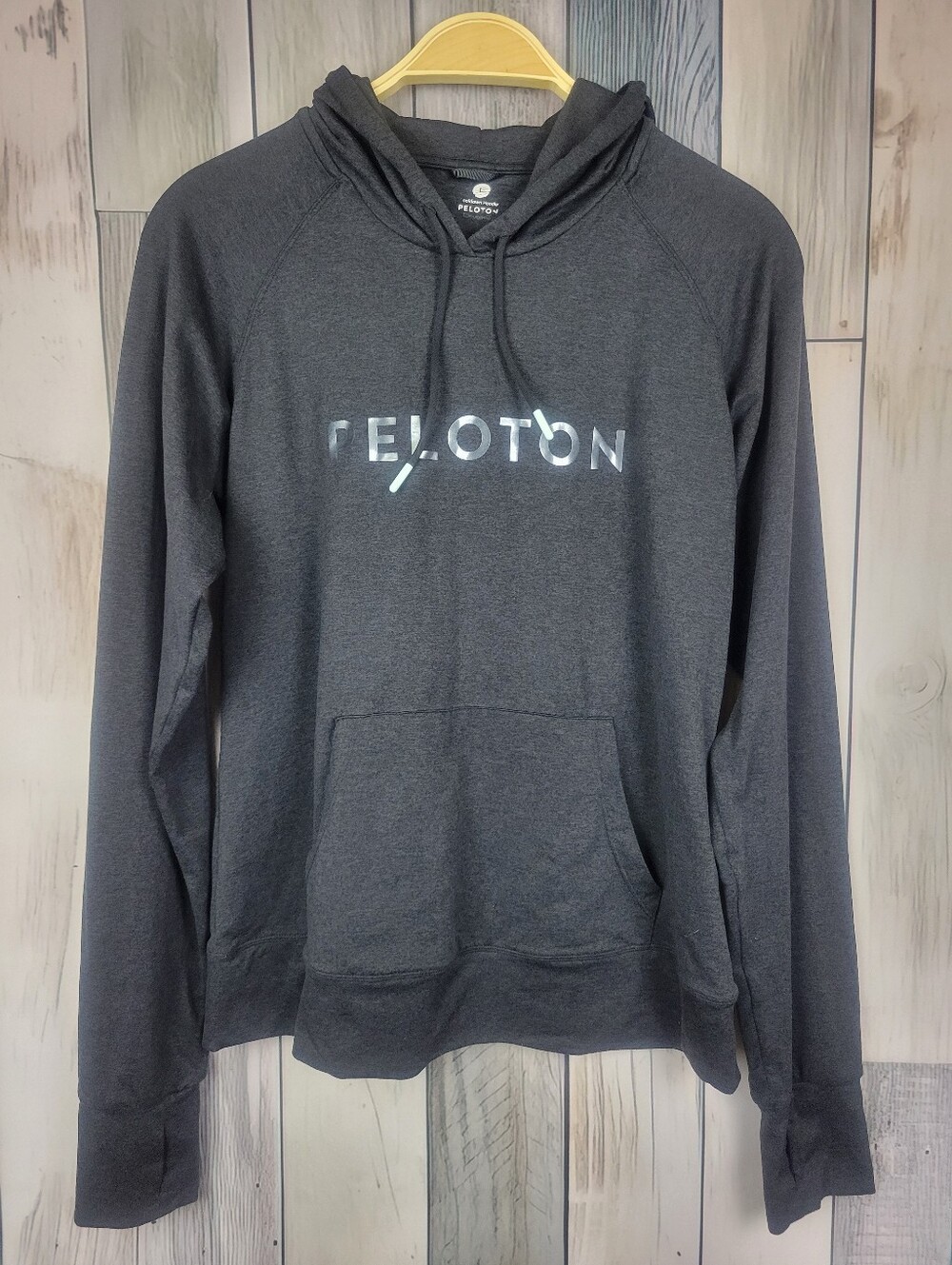 Peloton Hoodie Sweatshirt Charcoal Gray Size Large